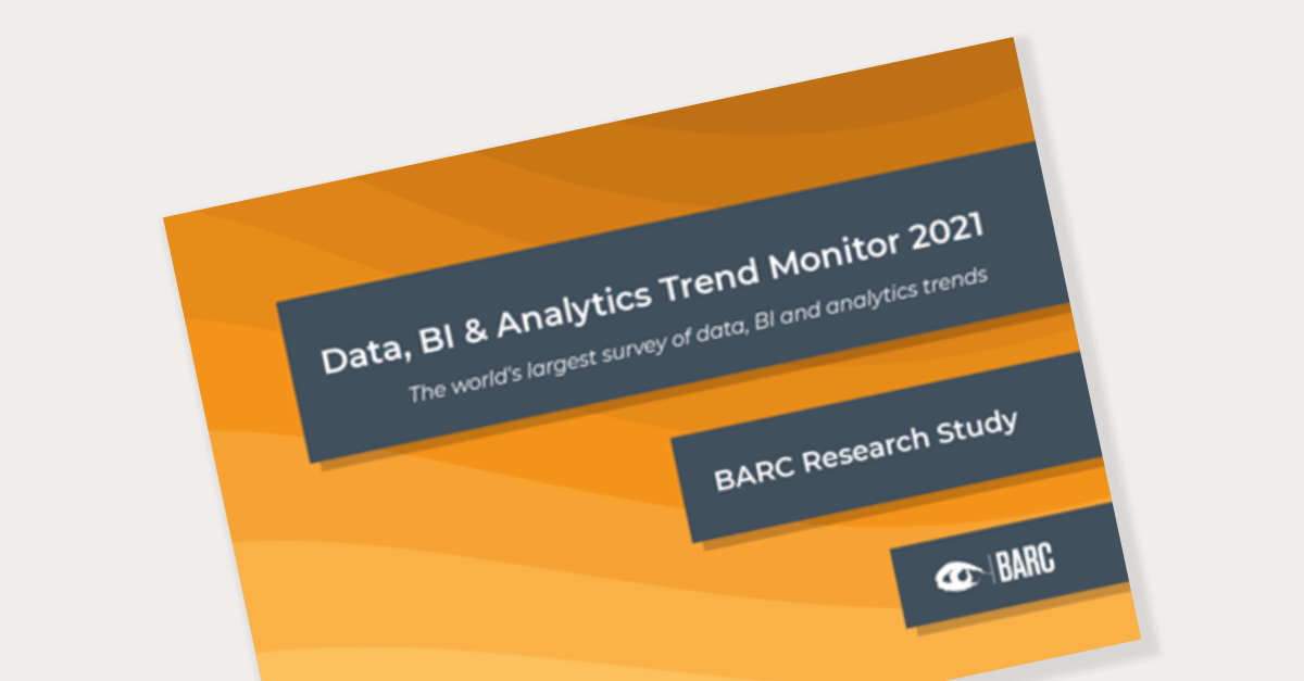 Data BI Analytics trend monitor 2021