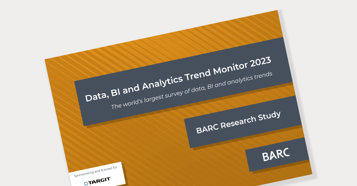 Data BI Analytics trend monitor 2023